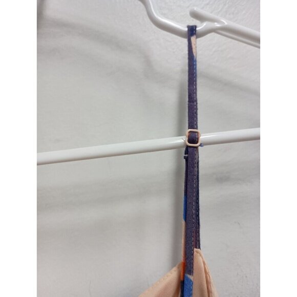 Nine West Womens Maxi Dress 0X Multi Printed Tiered BOHO Cottagecore Strappy - Picture 5 of 7